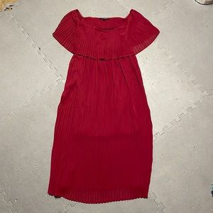 Off the shoulder midi dress